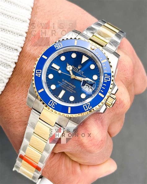 rolex submariner 41 two tone|Rolex Submariner date 41mm price.